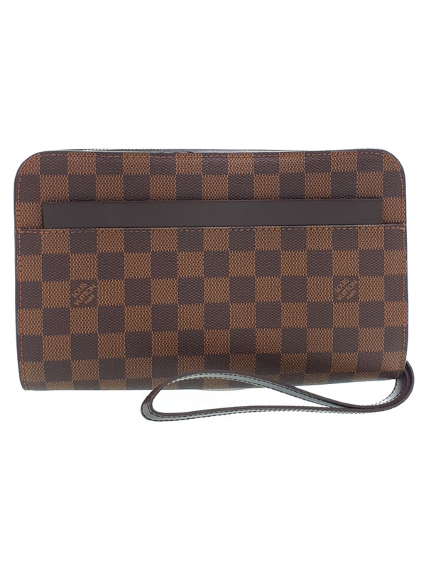 【LOUIS VUITTON】ルイヴィトン『ダミエ サンルイ』N51993 メンズ セカンドバッグ 1週間保証【中古】