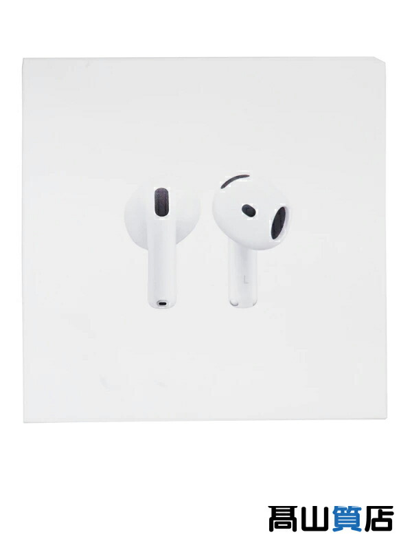 【未開封】 Apple AirPods 4 MXP63J/A ワイヤレス Apple AirPods 4 MXP63J/A H2チップ ワイヤレスイヤホン 第4世代