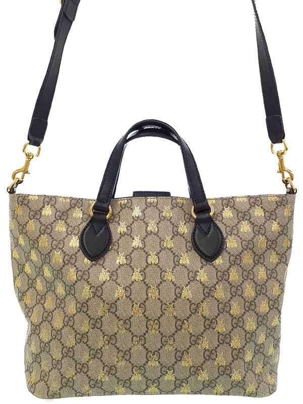 GUCCI×ヒグチユウコ　GG Supreme Handbag トートバッグ グッチ/トートバッグ/チルドレンズ ヒグチユウコ トートバッグ