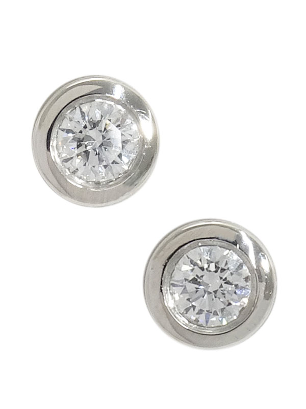 楽天市場】ティファニー バイザヤード ダイヤモンド ピアス Pt950