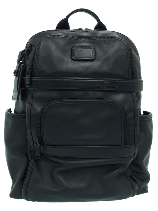 未使用！TUMI ノックス レザー バックパック 922681 ブラック 未使用】TUMI ノックス レザー バックパック 922681 ブラック
