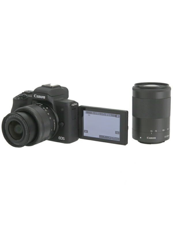 キャノン CANON EOS Kiss M2 展示品 展示品 EOS Kiss M2 ダブルズームキット ブラック Canon｜Yahoo