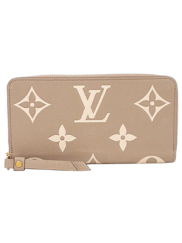 超極綺麗なルイヴィトン！ジャイアントモノグラム　ジッピーウォレットM80481 LOUIS VUITTON LV ルイ・ヴィトン モノグラム アンプラント