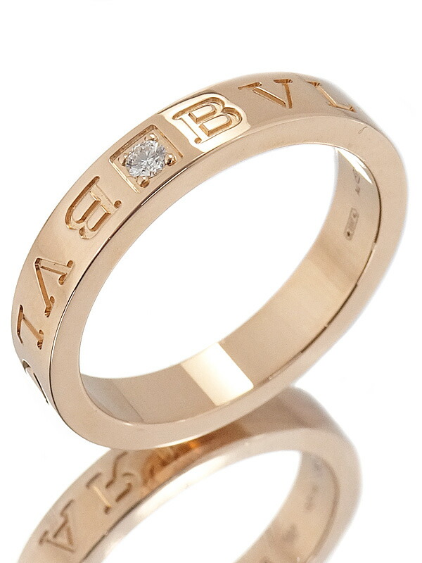 【値下げ】BVLGARI リング Wロゴ 1ポイント ダイヤ　セラミック 楽天市場】【ジュエリー】BVLGARI ブルガリ ダブルロゴリング