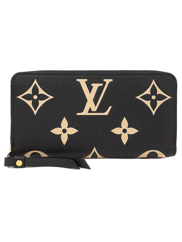 新品未使用 ルイヴィトン 長財布 ジッピーウォレット M80481 LOUIS VUITTON ヴィトン バイカラー モノグラム アンプラント