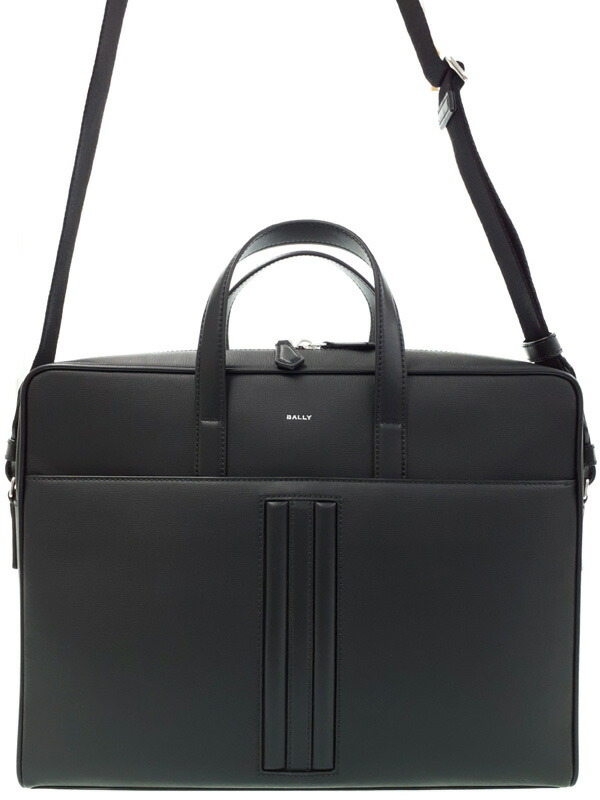 美品 バリー　ブリーフケース　トレインスポッティング　レザー ブラック A4収納 楽天市場】BALLY バリー トレインスポッティング ビジネスバッグ