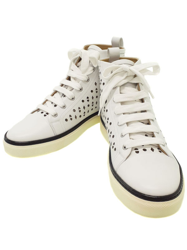 美品 エルメス ムートン ジミー ハイカット スニーカー 38 HERMES 楽天市場】【エルメス】Hermes JIMMY ジミー ムートン ハイカット