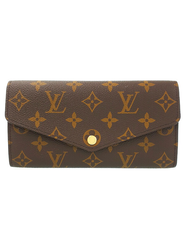 ルイヴィトン ポルトフォイユ サラ モノグラム 二つ折り長財布 70415 LOUIS VUITTON 【中古】ルイヴィトン ポルトフォイユ サラ 二