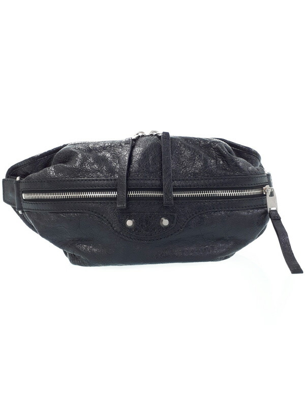BALENCIAGA クラシックネオリフト レザーボディバッグ　ブラック 黒 BALENCIAGA クラシックネオリフト レザーボディバッグ ブラック 黒