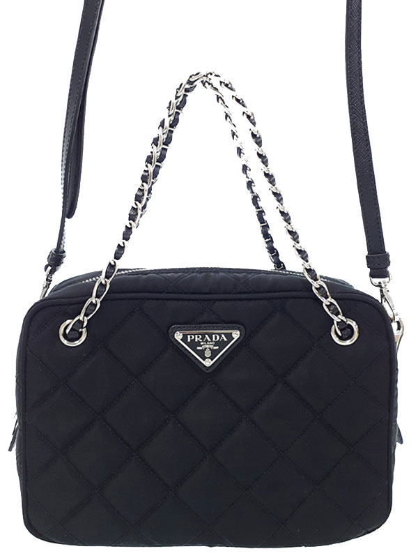 中古★PRADA☆キルティングショルダーバッグ PRADA - プラダ/PRADA キルティング チェーンショルダー