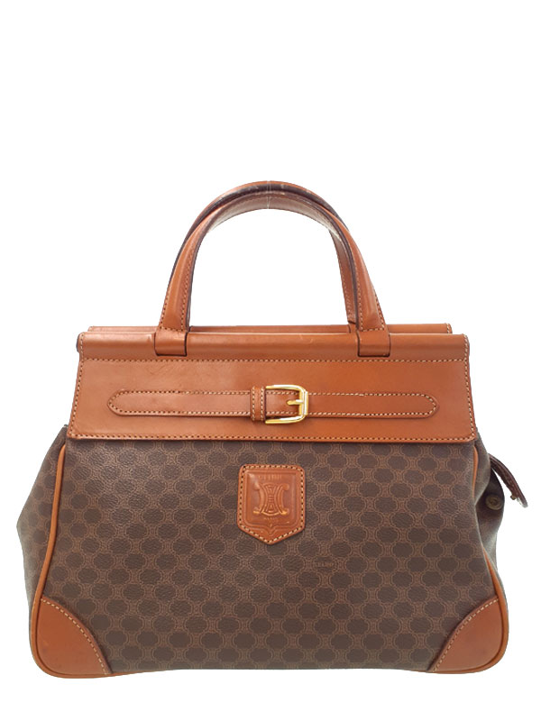 セリーヌ　Cマカダム　ハンドバッグ CELINE】セリーヌ Cマカダムハンドバッグ 中古の通販 - TiCTAC