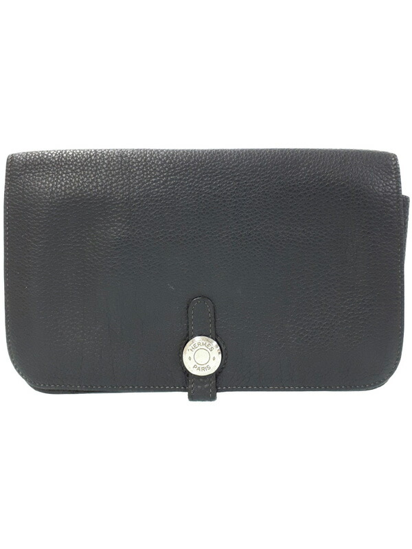 楽天市場】【財布】HERMES エルメス ドゴンGM 2つ折 長財布 レザー