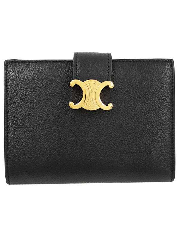 CELINE  財布 バイカラー グレインドカーフスキンぺブル CELINE 財布 バイカラー グレインドカーフスキンぺブル