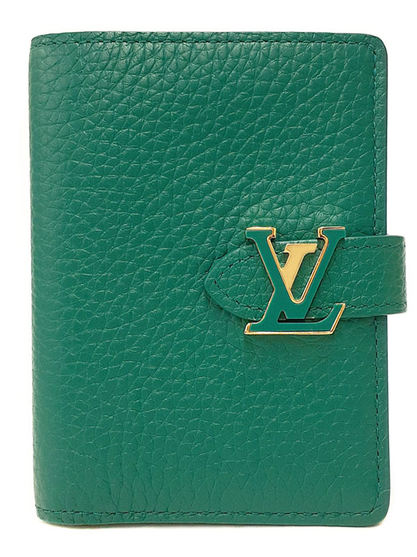 LOUIS VUITTON ダークグリーン 二つ折り財布 LOUIS VUITTON ダークグリーン 二つ折り財布 緑 - メルカリ