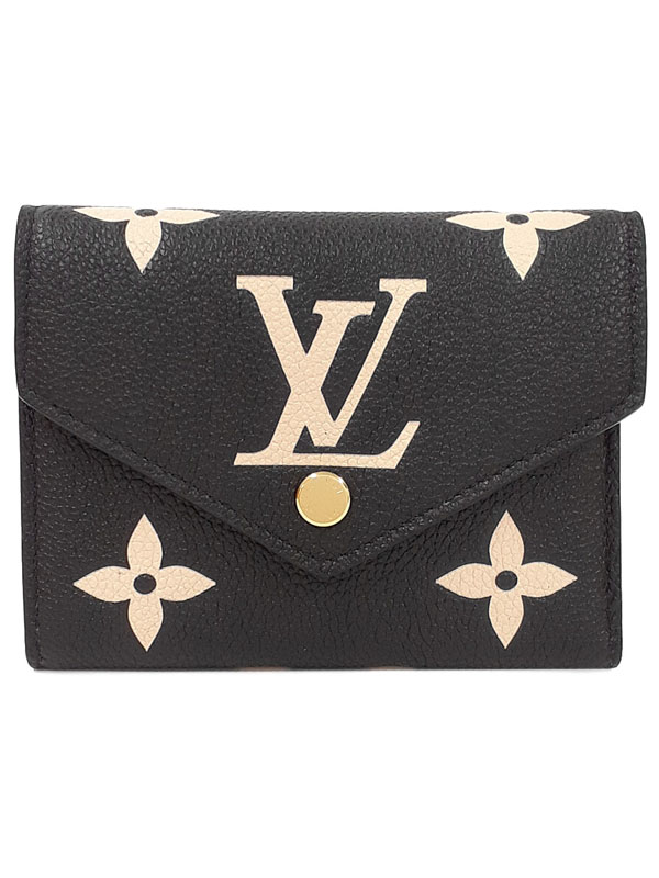 【美品】LOUIS VUITTON モノグラム 三つ折り財布 極美品】Louis Vuitton モノグラム 三つ折り財布