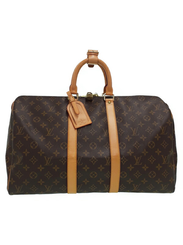 【鑑定済】 ルイヴィトン キーポル 45 モノグラム バッグ M41428 LOUIS VUITTON ルイ・ヴィトン ボストンバッグ キーポル45