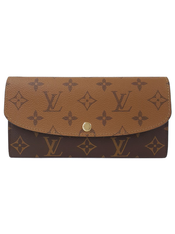 良品　ルイヴィトン　w5 ポルトフォイユエミリー　三つ折り　長財布　モノグラム LOUIS VUITTON ルイヴィトン Louis Vuitton 三つ折り長財布