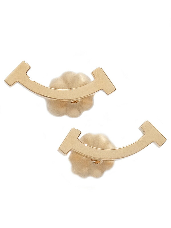 楽天市場】ティファニー Tiffany & Co. ピアス Tスマイル K18PG