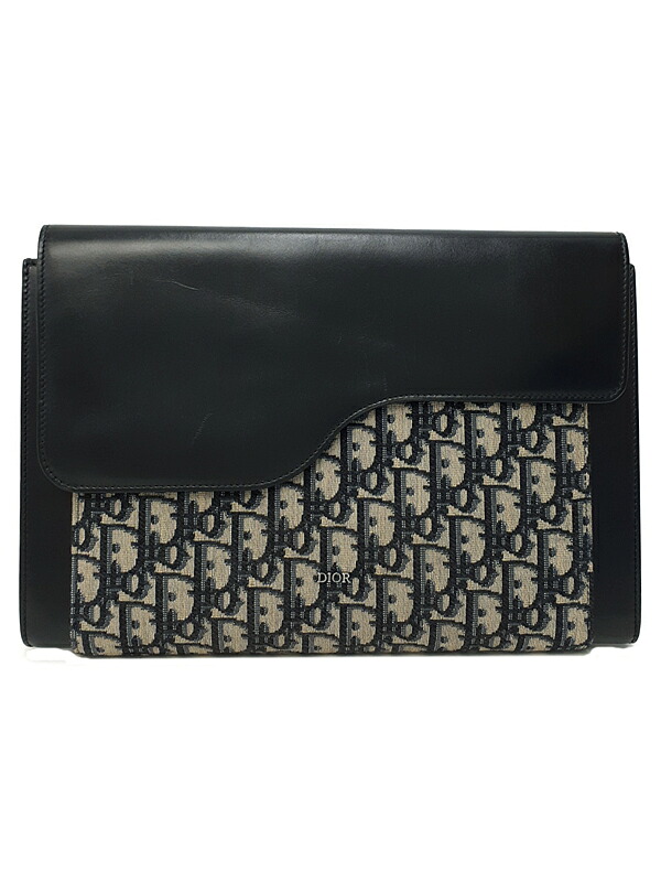 楽天市場】DIOR ディオール サドル クラッチバッグ ブラック カーフ SJ