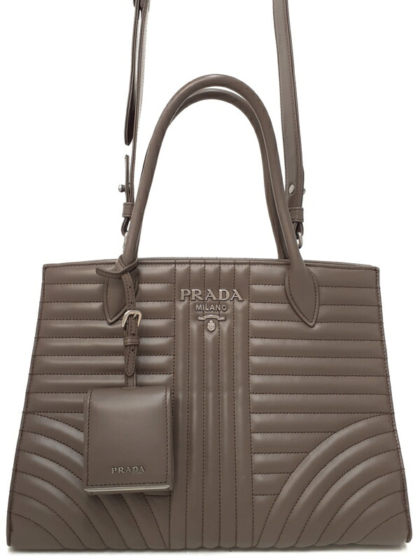 楽天市場】プラダ 2WAYハンドバッグ/1BA173/ブラック/ゴールド金具