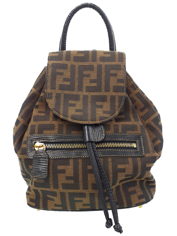 楽天市場】【10%OFF】 フェンディ リュックサック ペカン FFロゴ