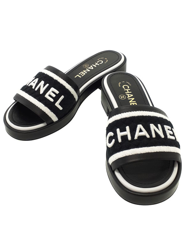 楽天市場】【シャネル】Chanel ココマーク スエード ウェッジ