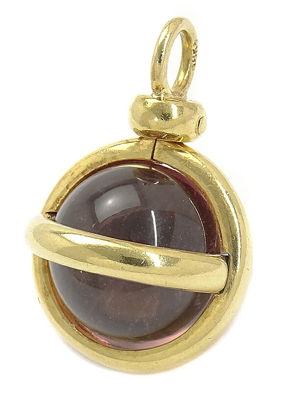 ポメラート K18YGライオンチャーム 　紐付き ポメラート K18YGライオンチャーム 紐付き ポメラートキング