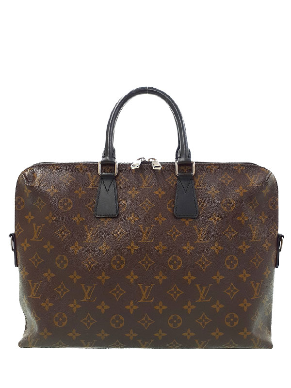 ルイヴィトン　モノグラム　マカサー　ポルトドキュマン　ジュール　ビジネス　213 ポルト ドキュマン・ヴォワヤージュ モノグラム・エクリプス