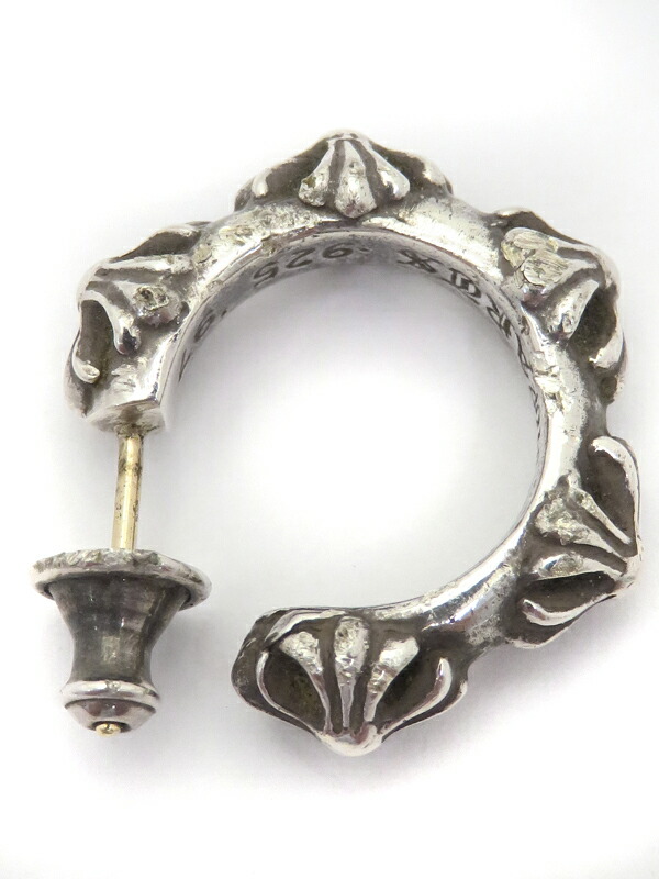 【限定お値下げ中】クロムハーツスクロールバンドピアス 楽天市場】クロムハーツ【CHROMEHEARTS】【22K】スクロール