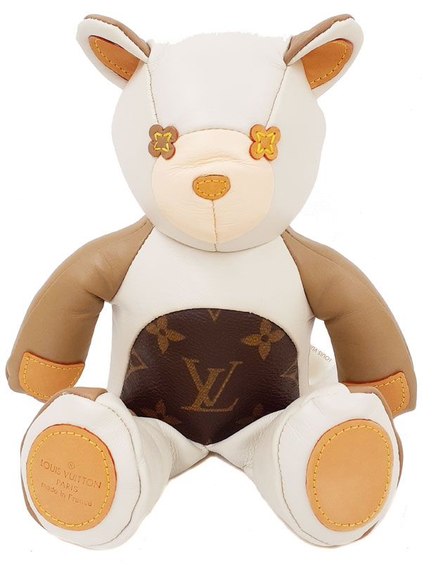 楽天市場】GUCCI グッチ テディベア ぬいぐるみ GGキャンバス レザー