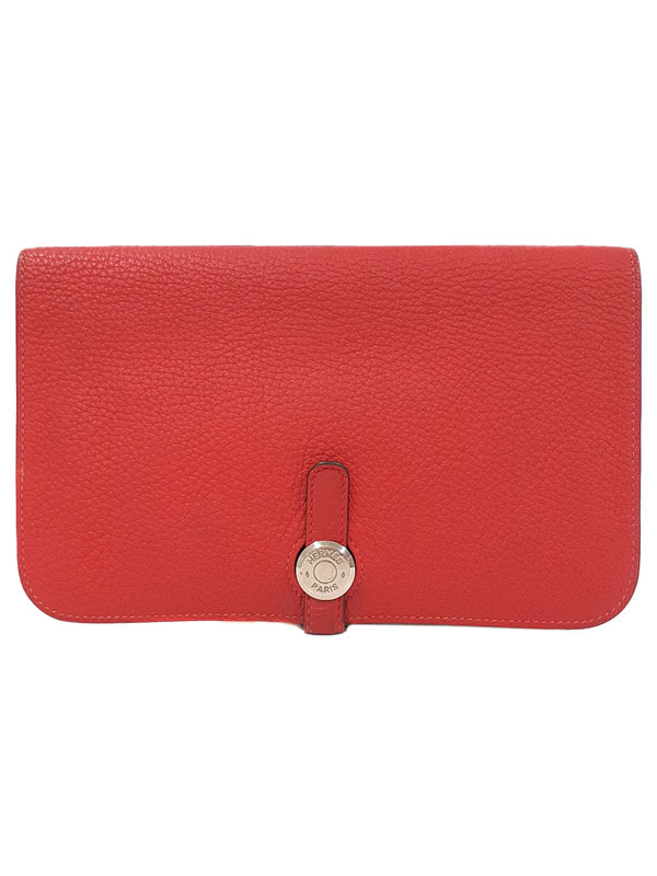 楽天市場】【財布】HERMES エルメス ドゴンGM 2つ折 長財布 レザー