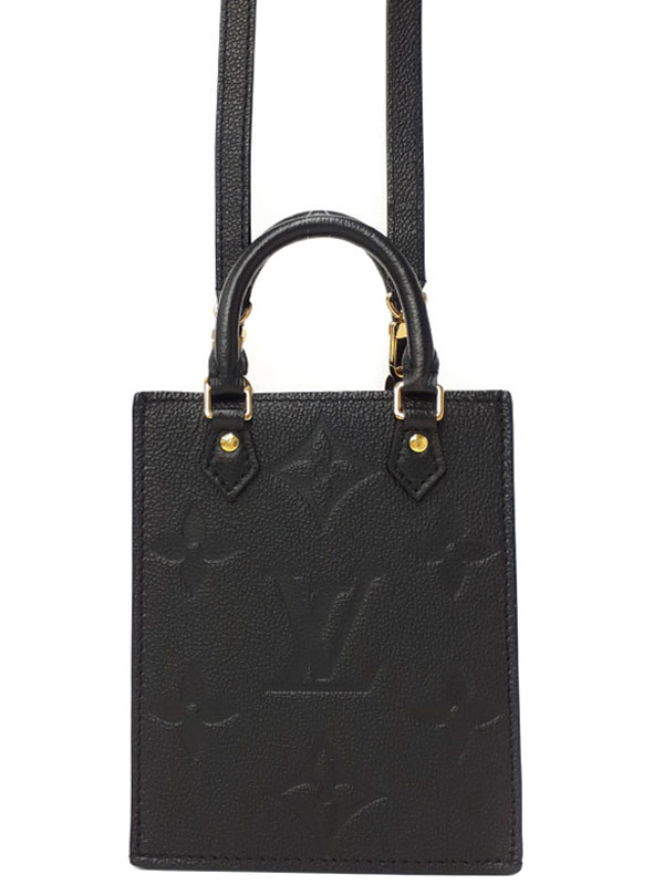 【鑑定済み】ルイヴィトン アンプラント プティットサックプラ ショルダー 黒 楽天市場】ルイヴィトン M81417 プティット・サックプラ