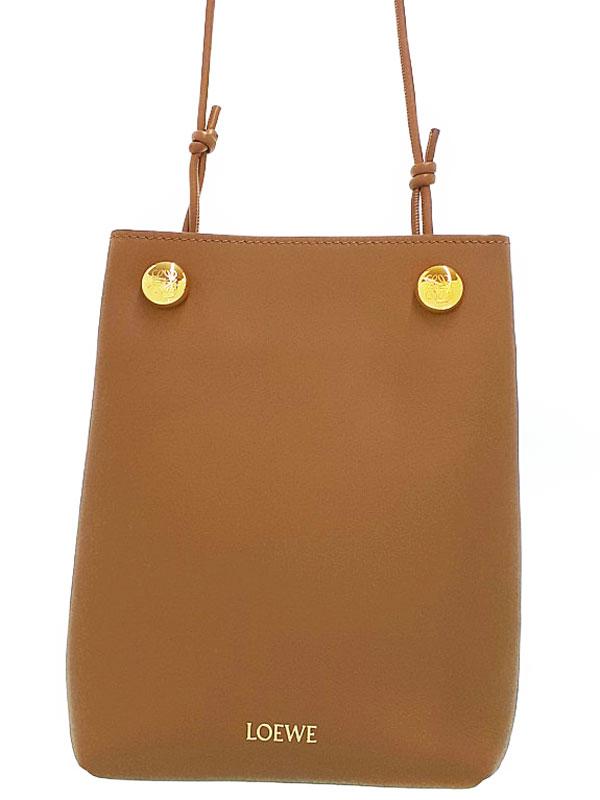 ミユ LOEWE ロエベ ラフィアレザー バッグM mサイズ ミユ LOEWE ロエベ