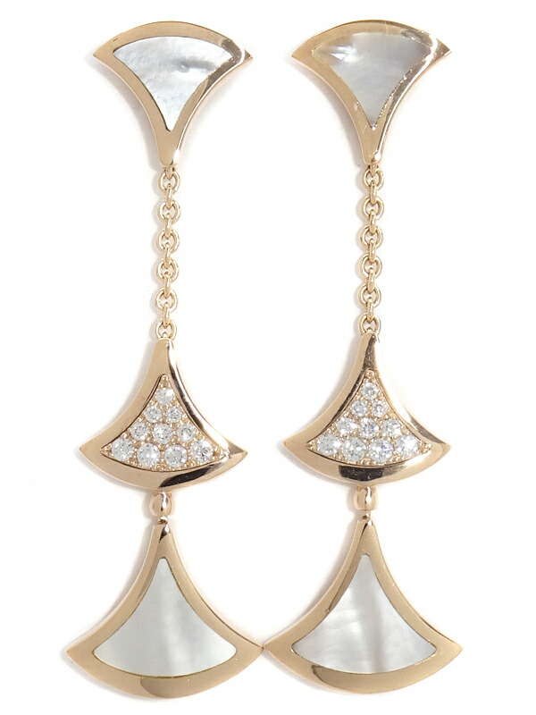 【美品】値下げ！ブルガリ ディーヴァ ピアス 美品】値下げ！ブルガリ ディーヴァ ピアス BVLGARI ［銀座店］BVLGARI