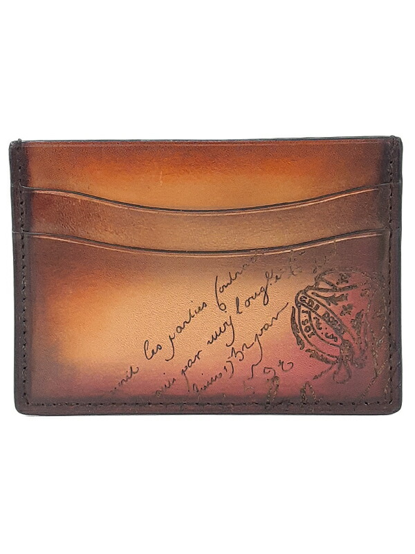 楽天市場】ベルルッティ Berluti バンブーネオ スクリットレザーカード