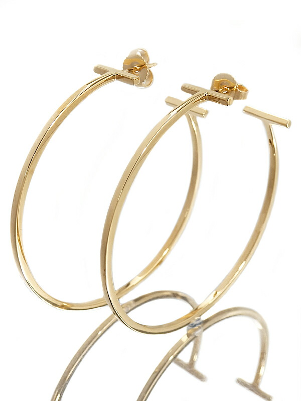 楽天市場】【ジュエリー】TIFFANY&Co. ティファニー フープピアス K18