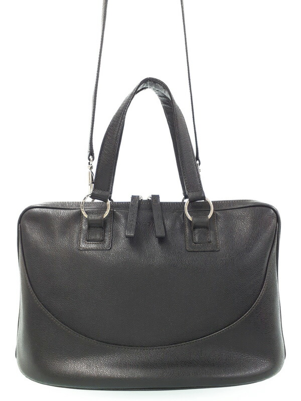 l84【極美品】ブルガリ　チャンドラ　サークルロゴ　レザー　2wayショルダー l84【極美品】ブルガリ チャンドラ サークルロゴ レザー 2way