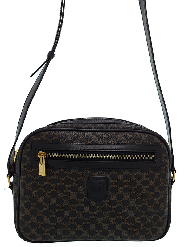 楽天市場】【中古】【バッグ】CELINE セリーヌ マカダム柄 ショルダー