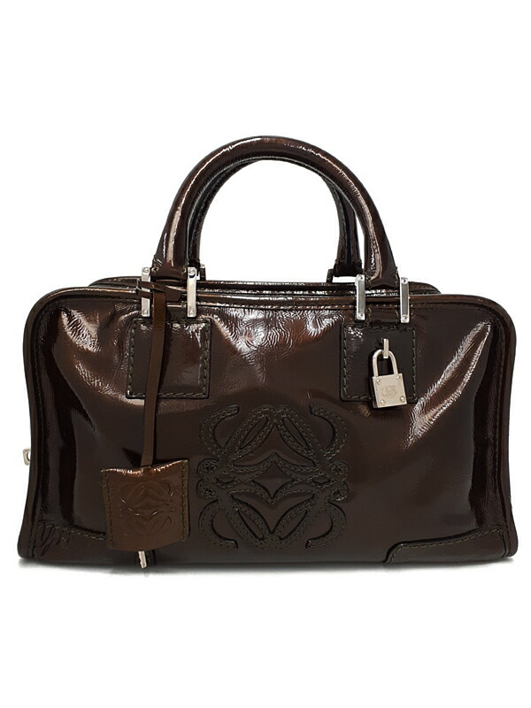 楽天市場】【中古】LOEWE ロエベ アマソナ28 ハンドバッグ ダーク