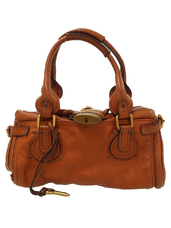 楽天市場】【中古】【バッグ】Chloe クロエ パディントン ハンドバッグ