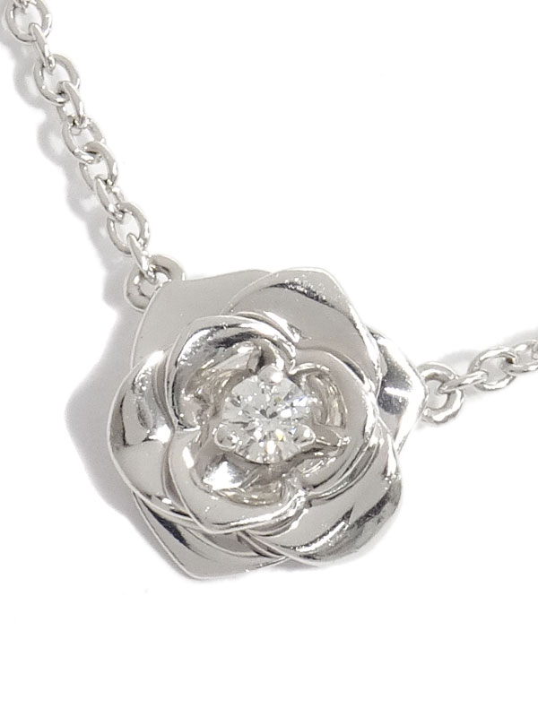 楽天市場】ピアジェ PIAGET ネックレス ローズ K18WG ダイヤモンド