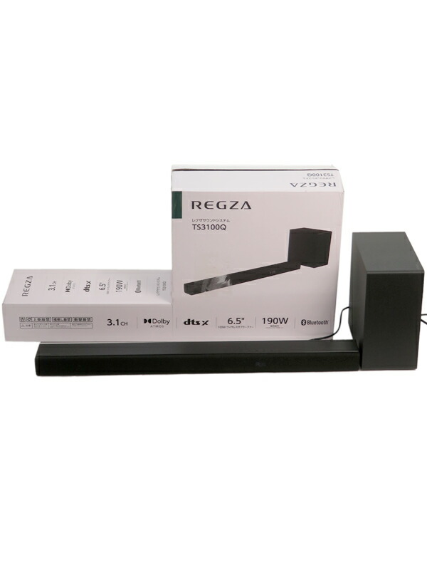 東芝　REGZA サウンドバーとサブウーファーセット　TS3100Q 東芝 REGZA サウンドバーとサブウーファーセット TS3100Q TS3100Q