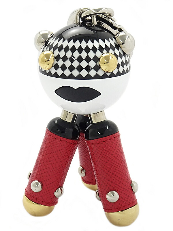 楽天市場】中美品 PRADA プラダ トリックロボット キーホルダー