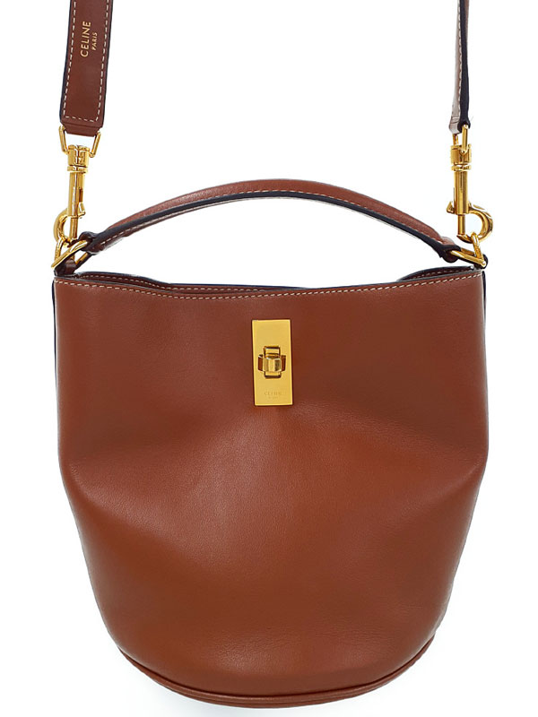 セリーヌティーン バケット16 レザー 2WAYハンドバッグ セリーヌ(CELINE)セリーヌ ティーンバケット16 ハンドバッグ バッグ