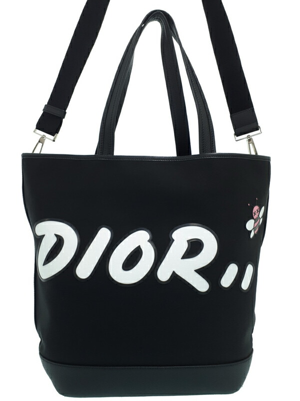 楽天市場】【ディオール】Dior メンズ レザー トートバッグ ブラック