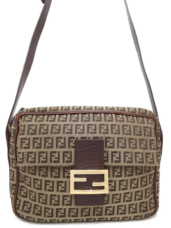 楽天市場】【バッグ】FENDI フェンディ ズッキーノ柄 ショルダーバッグ
