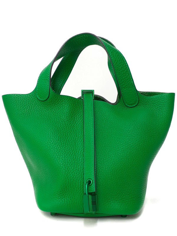 【HERMES】エルメス『ピコタンロック モノクロームPM』Z刻印 2021年製 レディース ハンドバッグ 1週間保証【中古】