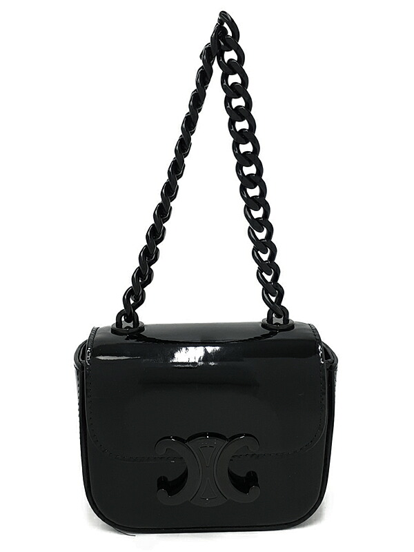 【CELINE】セリーヌ『ミニ クロード チェーンハンドバッグ』レディース 1週間保証【中古】
