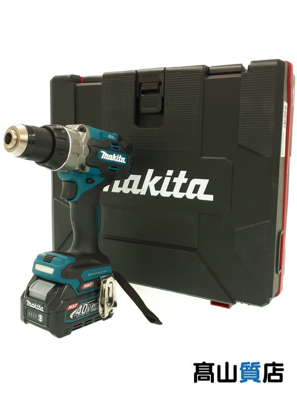 【makita】【未使用品】マキタ『40Vmax 充電式ドライバドリル バッテリ×2/充電器/ケース付』DF003GRDX 電動工具 1週間保証【中古】