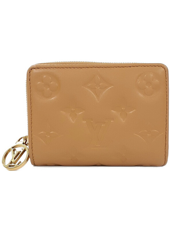 【LOUIS VUITTON】ルイヴィトン『モノグラム ポルトフォイユ ルー』M81673 レディース ラウンドファスナー短財布 1週間保証【中古】